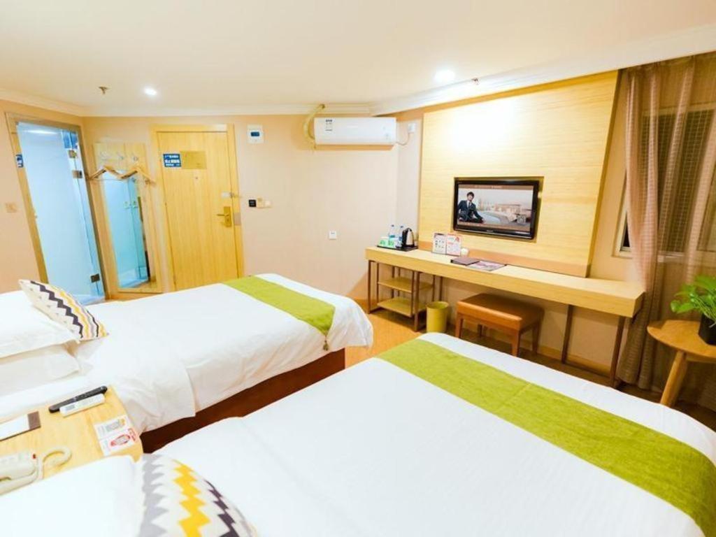 Greentree Inn Shanghai Guangxin Road Tongji Hospital Express Hotel Xangai Exterior foto