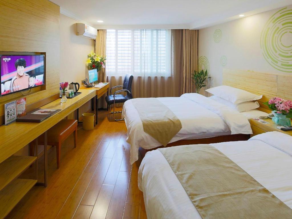 Greentree Inn Shanghai Guangxin Road Tongji Hospital Express Hotel Xangai Exterior foto