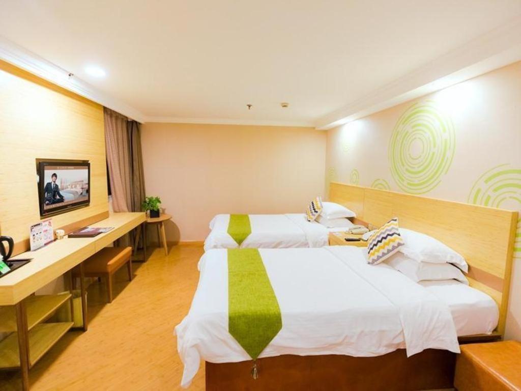 Greentree Inn Shanghai Guangxin Road Tongji Hospital Express Hotel Xangai Exterior foto
