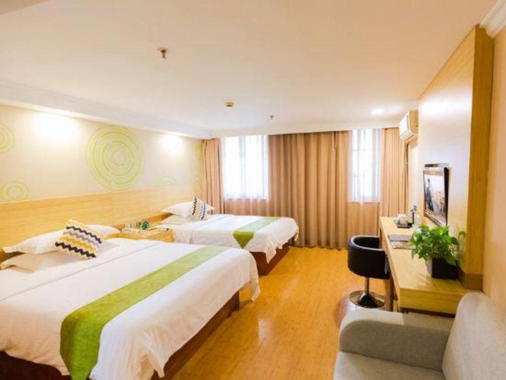 Greentree Inn Shanghai Guangxin Road Tongji Hospital Express Hotel Xangai Exterior foto