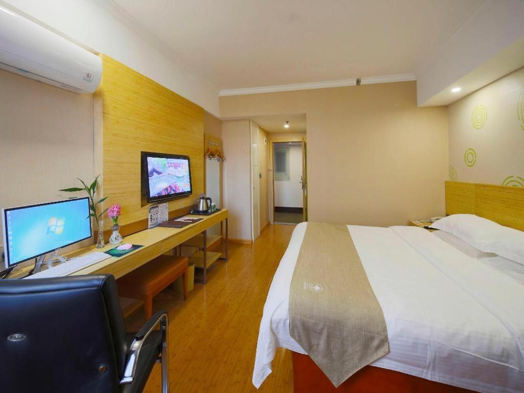 Greentree Inn Shanghai Guangxin Road Tongji Hospital Express Hotel Xangai Exterior foto