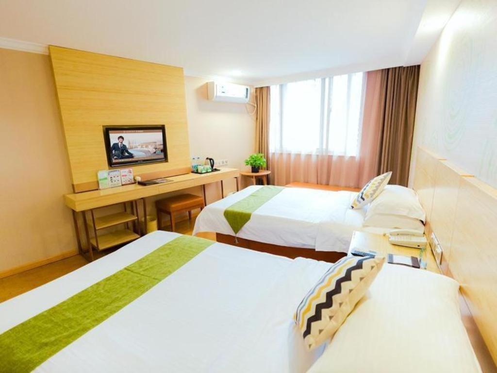 Greentree Inn Shanghai Guangxin Road Tongji Hospital Express Hotel Xangai Exterior foto