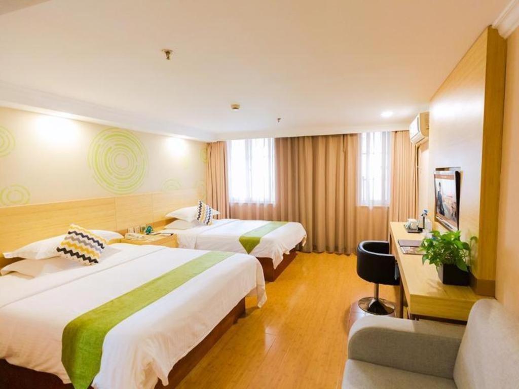 Greentree Inn Shanghai Guangxin Road Tongji Hospital Express Hotel Xangai Exterior foto