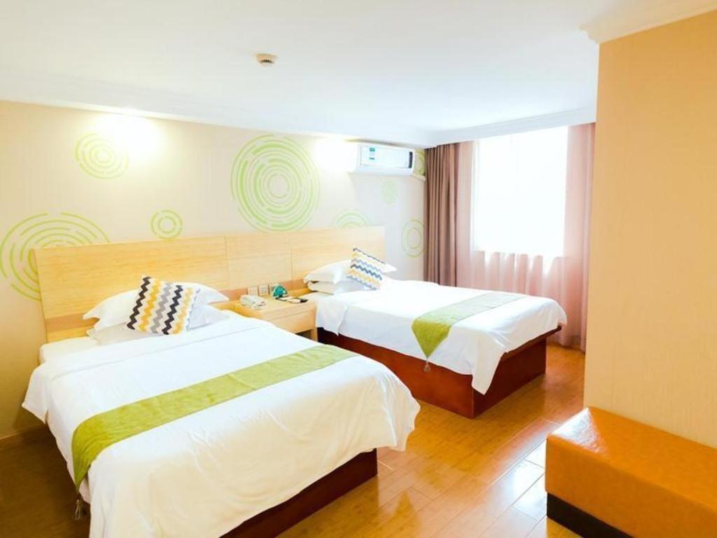 Greentree Inn Shanghai Guangxin Road Tongji Hospital Express Hotel Xangai Exterior foto